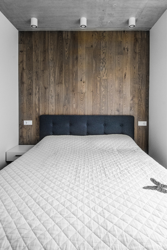 Drewniane podłogi, deko ścianka: kolor Graphite 3477.