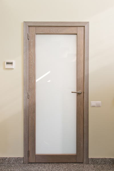 Drewniane dębowe drzwi: modele D1F, D1S, Bezbarwny olej 3305.