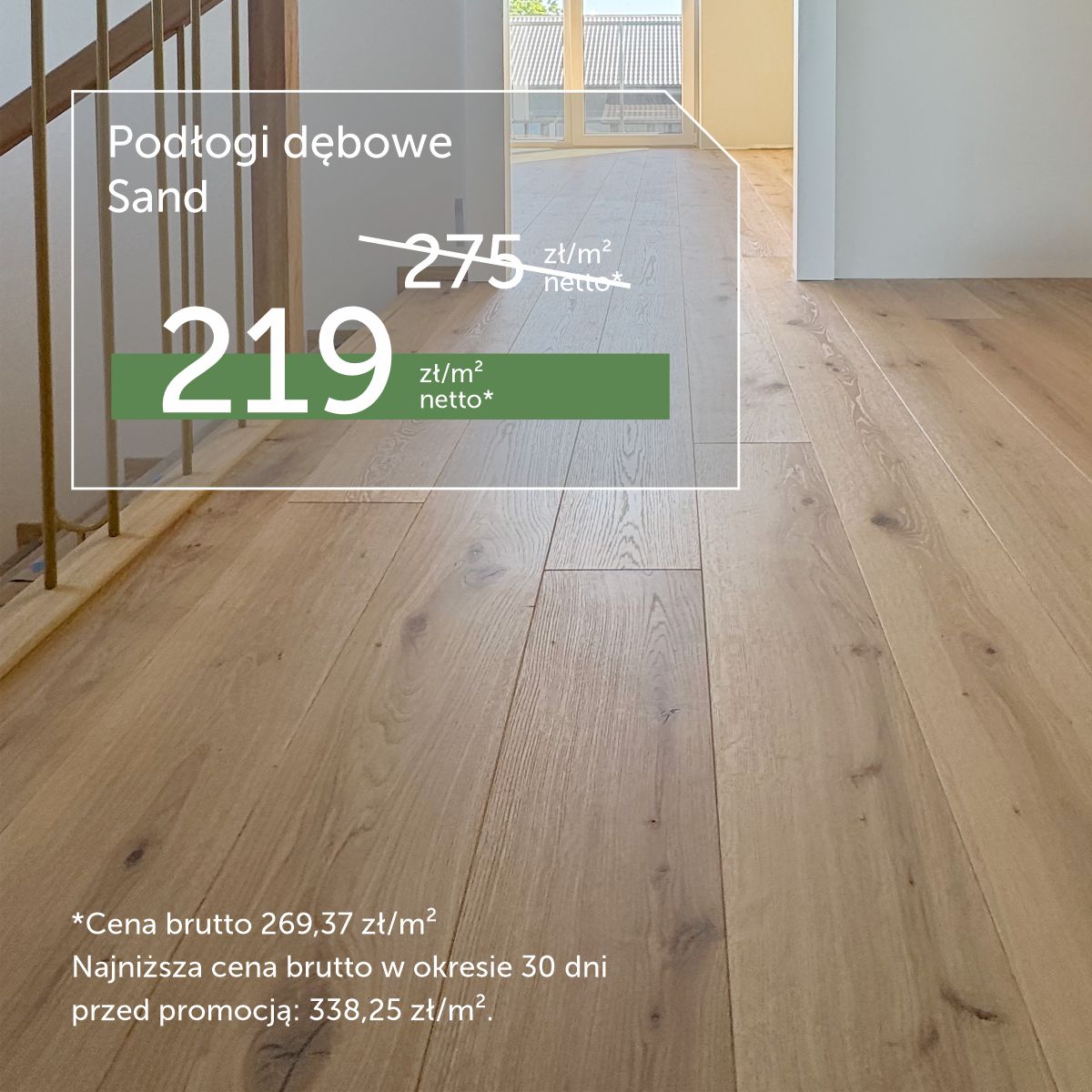 TOP wybór! Dębowa podłoga w naturalnym odcieniu