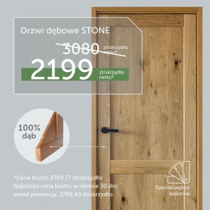 Super cena! Drzwi lite dębowe produkowane według indywidualnych wymiarów