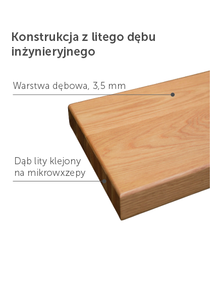 Architektoniczne schody dębowe
