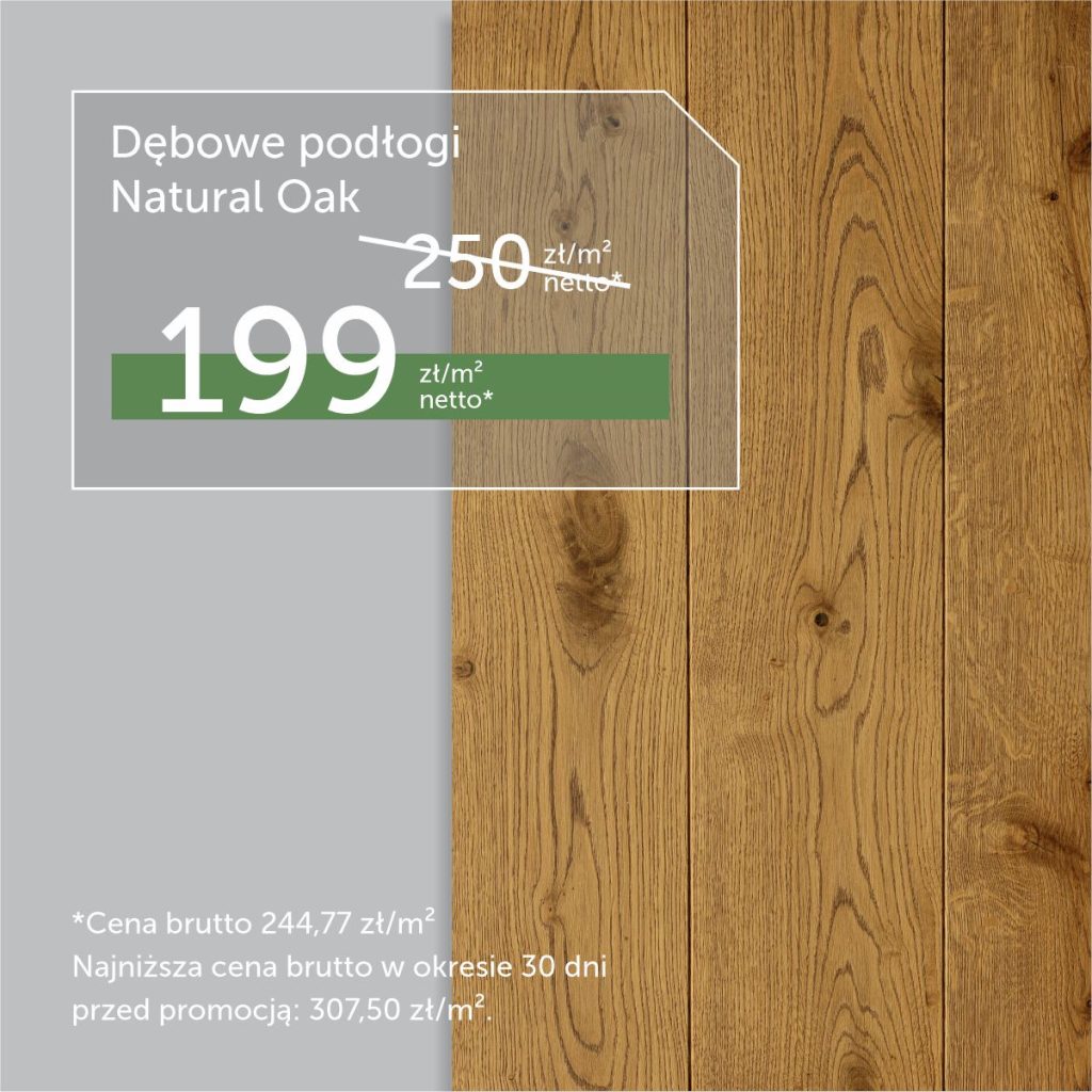 Super cena! Rustykalne dębowe podłogi