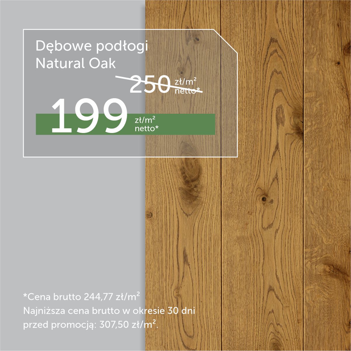 Super cena! Rustykalne dębowe podłogi