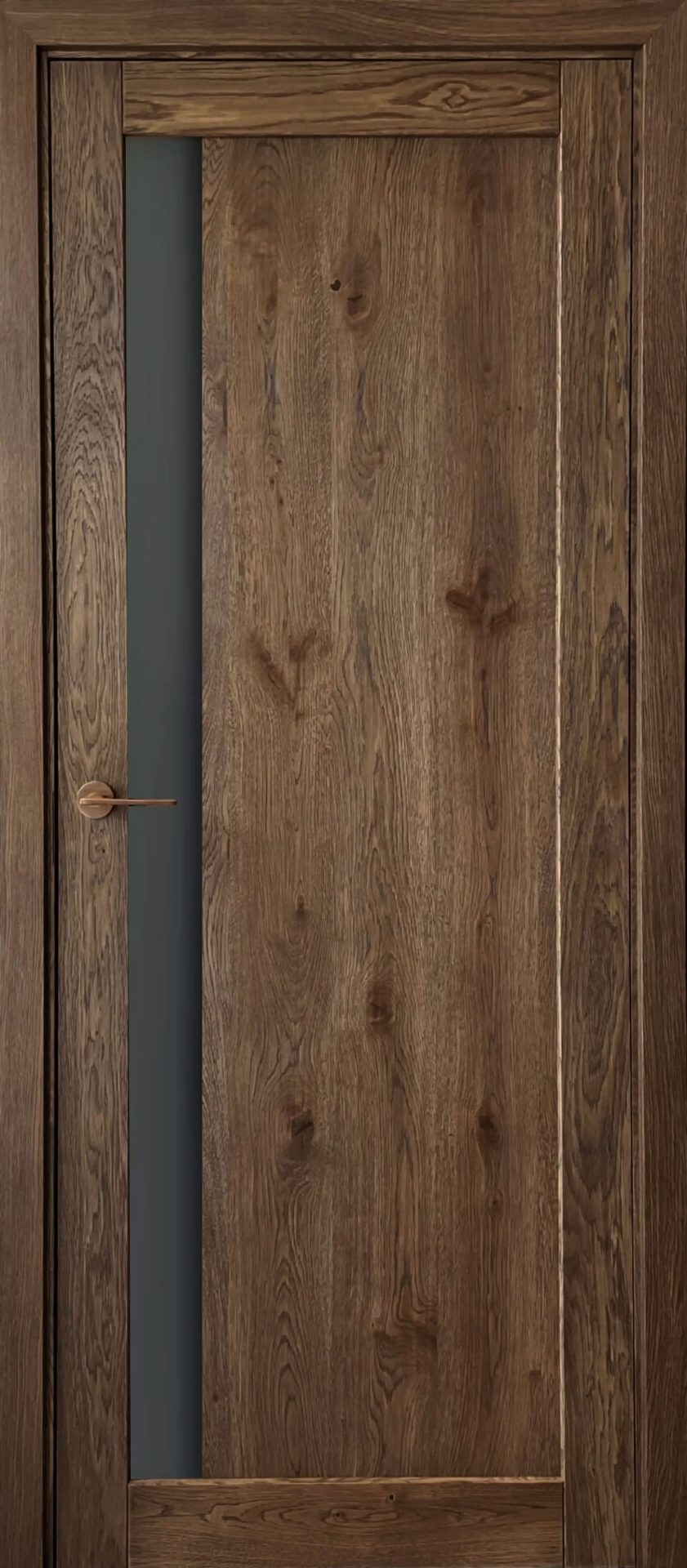 Dębowe drzwi wewnętrzne RIVER Walnut