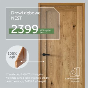 Super cena! Drzwi lite dębowe produkowane według indywidualnych wymiarów (Copy)