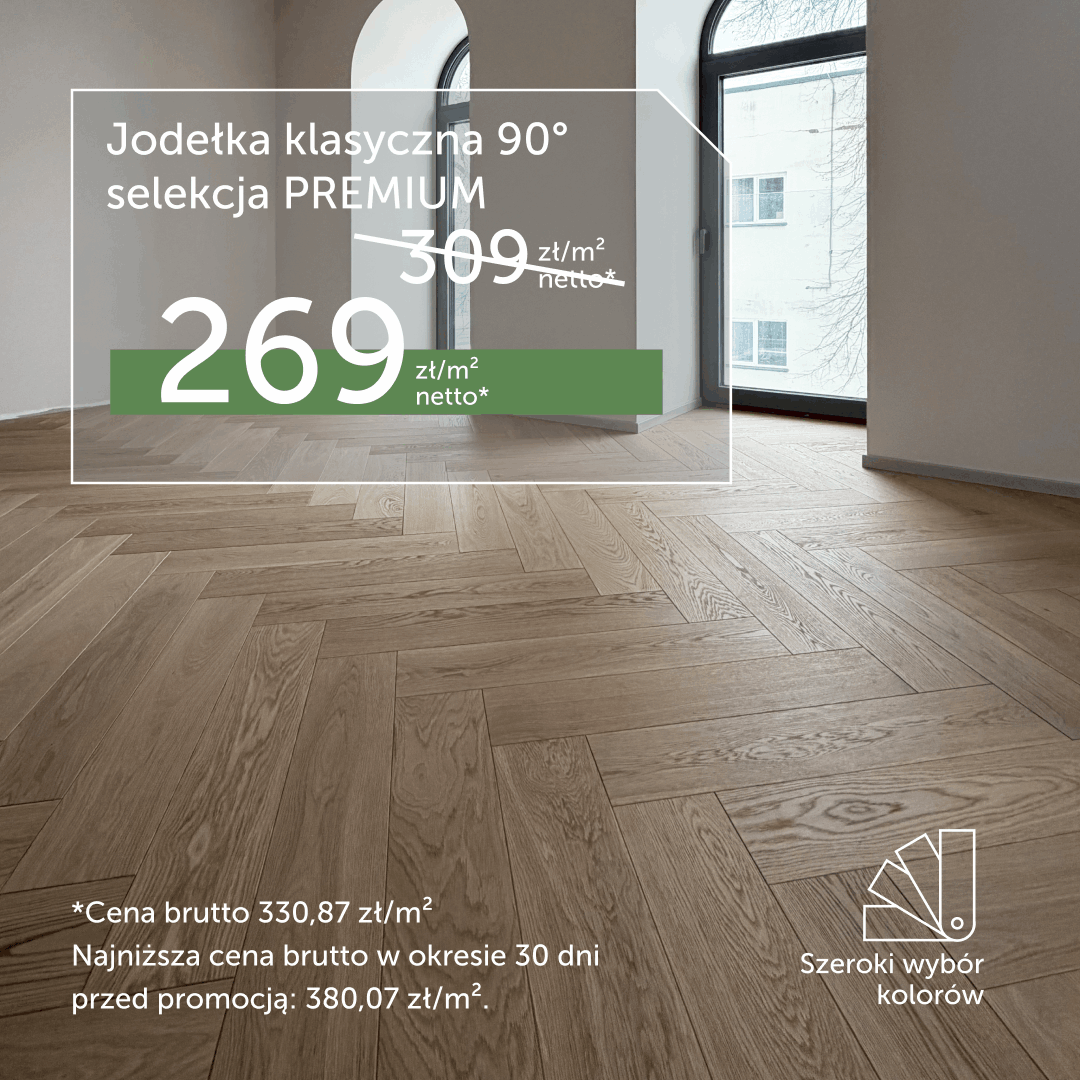 Klasyczna jodełka w eleganckiej odsłonie