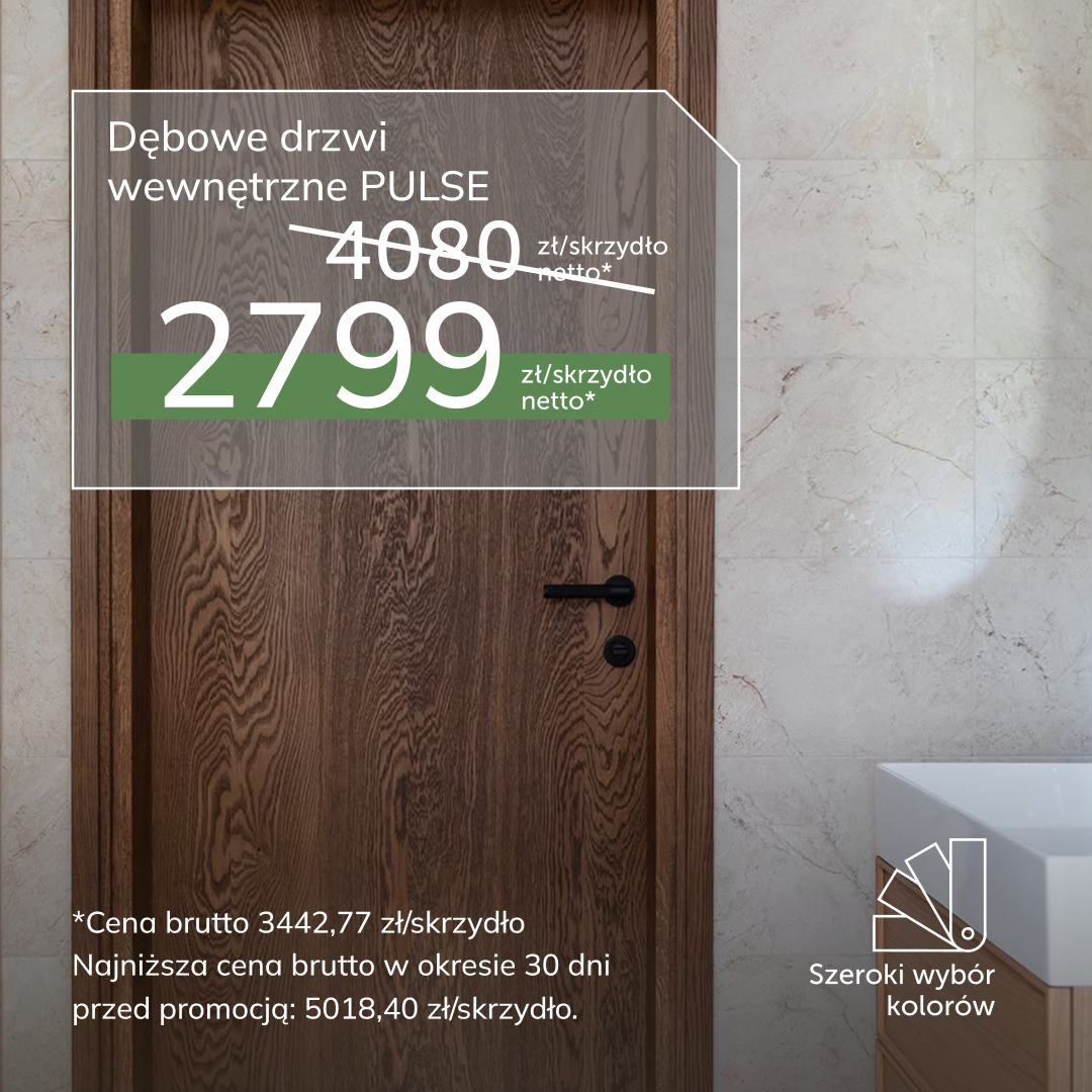 Nowoczesny rytm naturalnego dębu